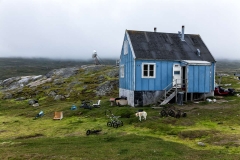 Urbaneza. Casa aislada en el sur de Groenlandia.